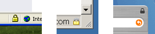 Browser padlock icons