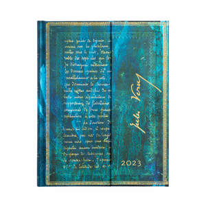 Paperblanks Embellished Manuscripts Collection 2023 Diary Ultra Verne, Twenty Thousand Leagues Vertical Week-to-View - 1