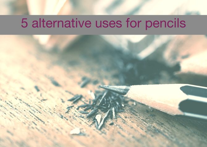 5 alternative uses for pencils