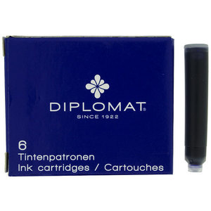 Diplomat Fountain Pen Cartridges Blue