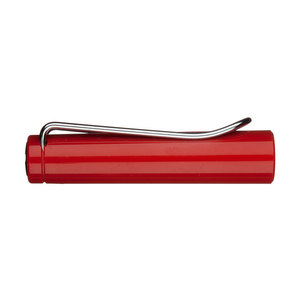 Red Lamy Safari fountain pen cap
