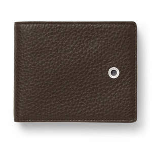 Dark Brown Graf von Faber-Castell Cashmere Leather Wallet - 1