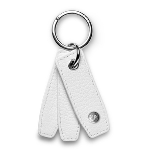 Caran d'Ache Léman Leather Key Ring White - 1