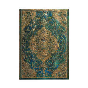 Paperblanks Turquoise Chronicles 2023 Diary Grande Turquoise Chronicles Vertical Week-to-View - 1