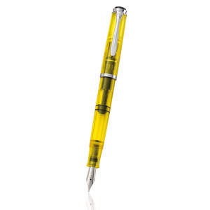 Yellow Pelikan Classic M205 Duo Highlighter Fountain Pen - 1