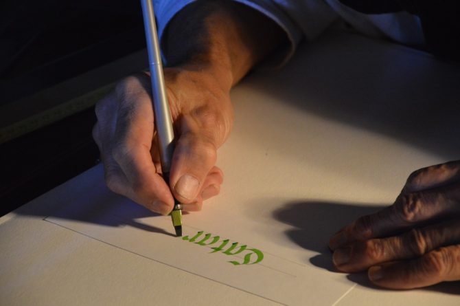 Why use calligraphy today?