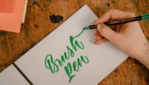 How to use Tombow brush pens for hand lettering
