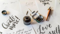 Four hand lettering types for beginners