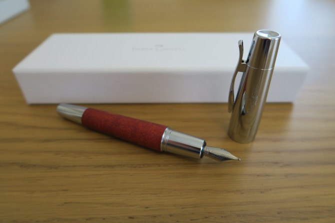 Faber-Castell E-Motion Pear Wood Fountain Pen Review