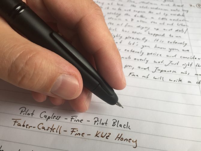 Pilot Capless Matte fountain pen review