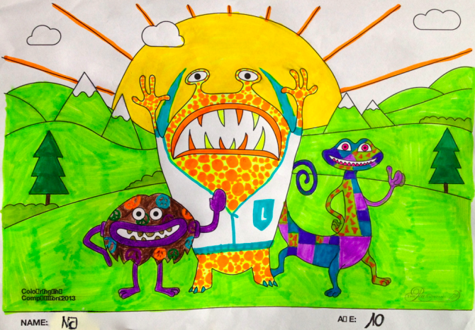 NJ – Age 10 – Colouring Competition Entry