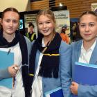 St Hilda’s Collegiate School pupils Charlotte Horrell, 16, of Waikaia, Annie Barnett, 15, of...