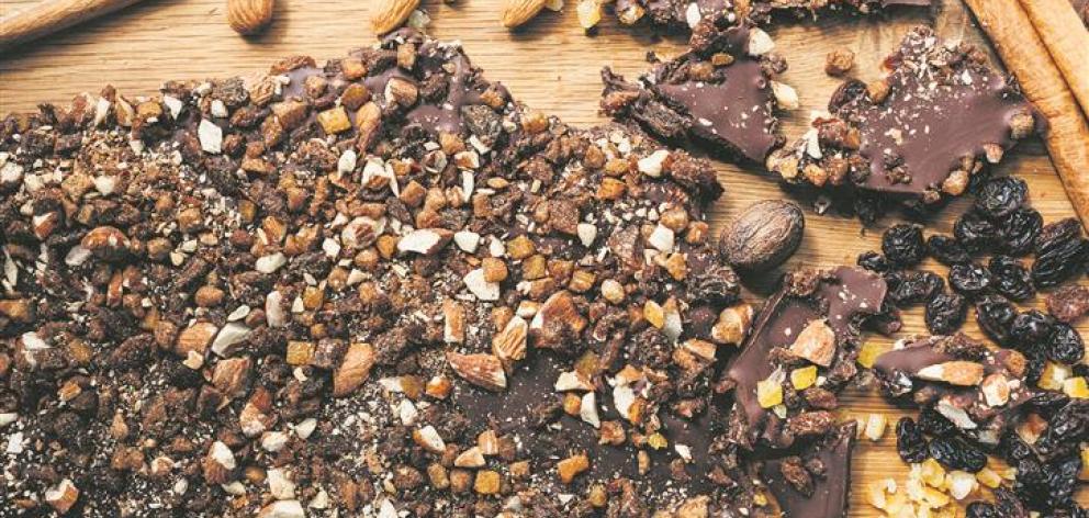 Chocolate easter bark. Photo: Emma Willetts Chocolate easter bark. Photo: Emma Willetts