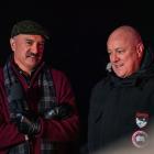 Television presenter Mātai Smith chats with Prime Minister Christopher Luxon. Photos: Richie Mills