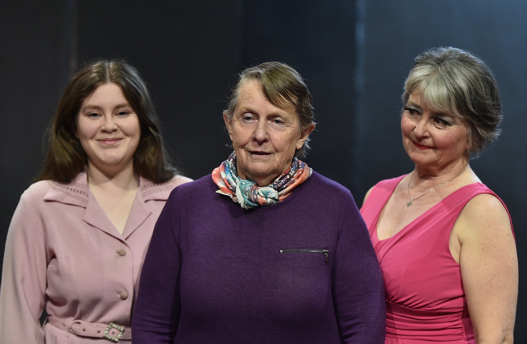 Bothered and Bewildered's (from left) Laura Whelan (young Irene), Kay Masters (Irene) and Alison...