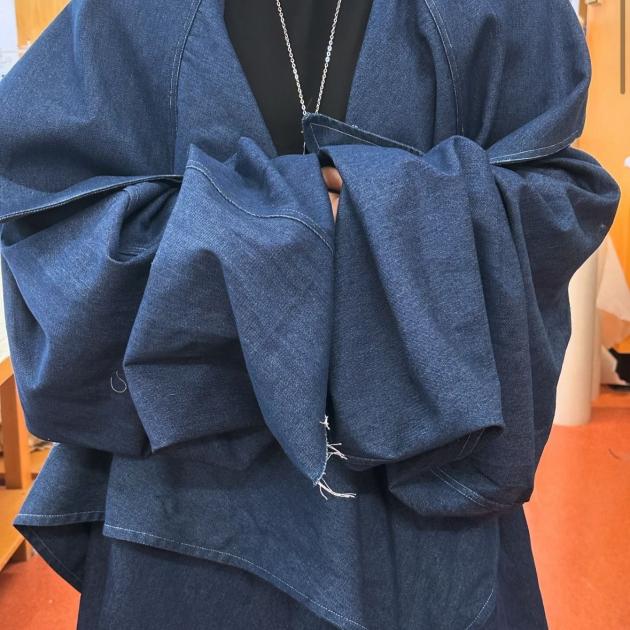 The toile (sample garment) used before the final garment was made. PHOTO: SUPPLIED