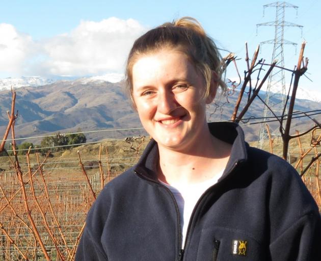 Central Otago Young Viticulturist Nina Downer of Felton Road wines. Photo: ODT files