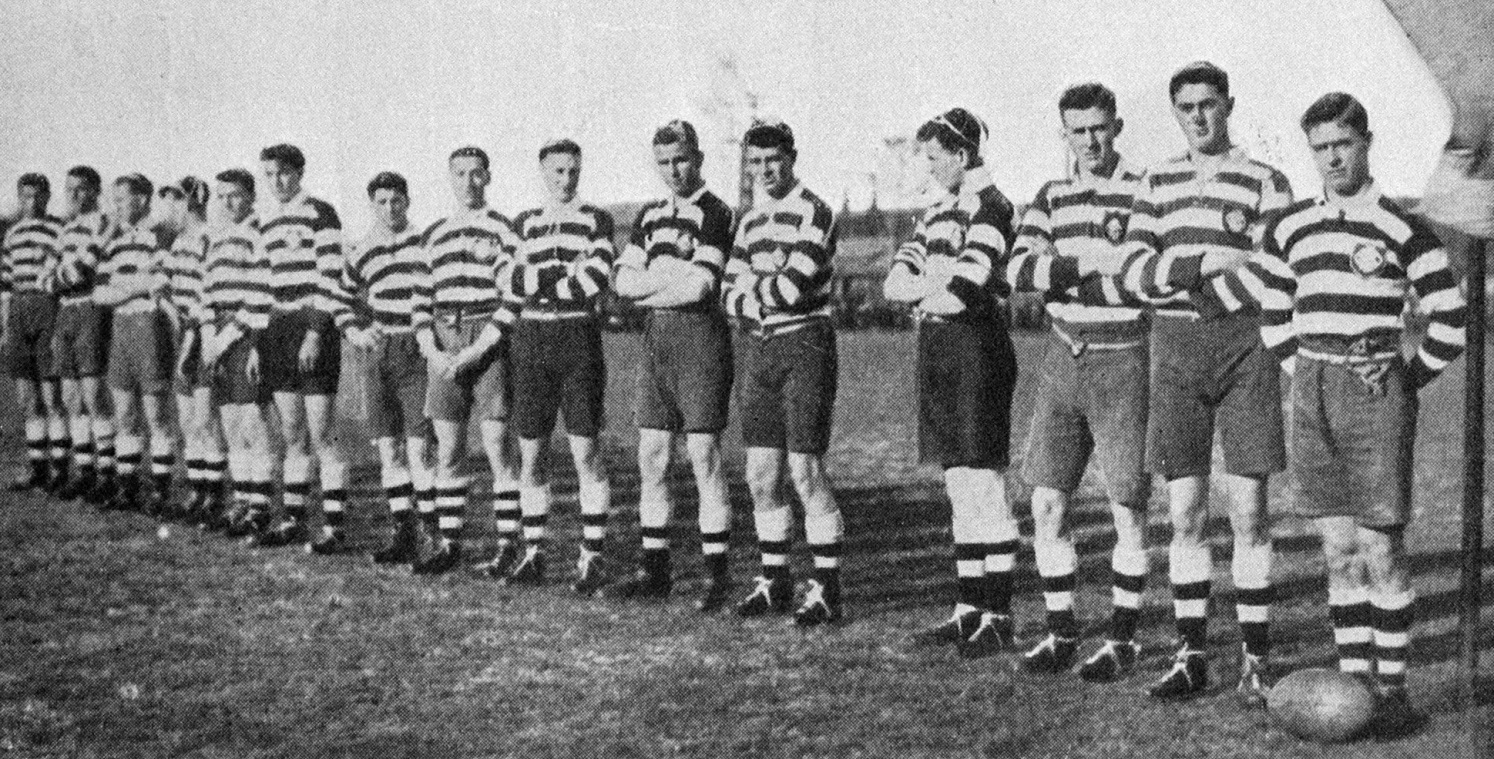 The Otago team, winners of the South Island high schools rugby tournament. — Otago Witness, 2.9...